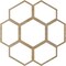 Ekena Millwork Florin Wood Fretwork Pierced Ceiling Medallion, Hickory, 24"OD x 10 1/4"ID x 1/4"T CMWP24X24X0250FOHI - alternate 4